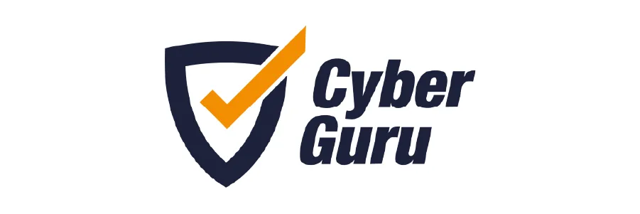 Logo di Cyber Guru con scudo e segno di spunta